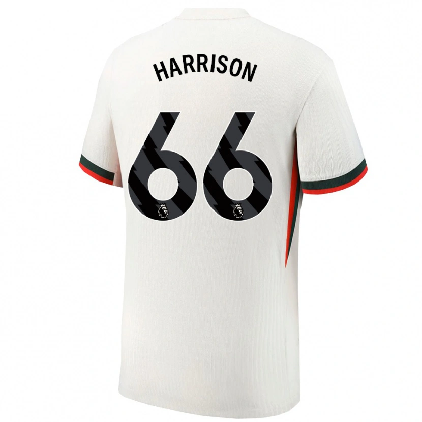 Danxen Damen Ollie Harrison #66 Weiß Grün Auswärtstrikot Trikot 2025/26 T-Shirt Schweiz