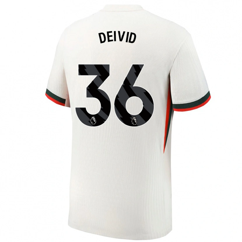 Danxen Damen Deivid Washington #36 Weiß Grün Auswärtstrikot Trikot 2025/26 T-Shirt Schweiz