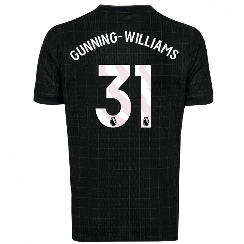 Danxen Damen Lenna Gunning-Williams #31 Schwarz Grau Auswärtstrikot Trikot 2025/26 T-Shirt Schweiz
