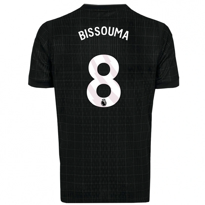 Danxen Damen Yves Bissouma #8 Schwarz Grau Auswärtstrikot Trikot 2025/26 T-Shirt Schweiz