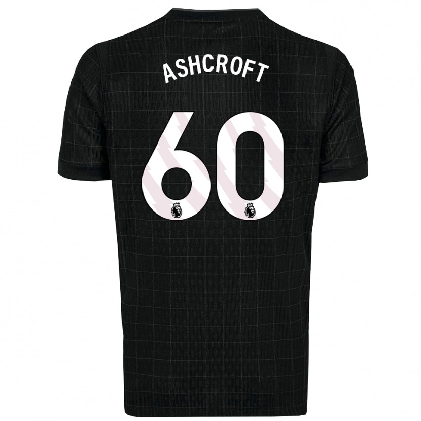 Danxen Damen Tyrell Ashcroft #60 Schwarz Grau Auswärtstrikot Trikot 2025/26 T-Shirt Schweiz