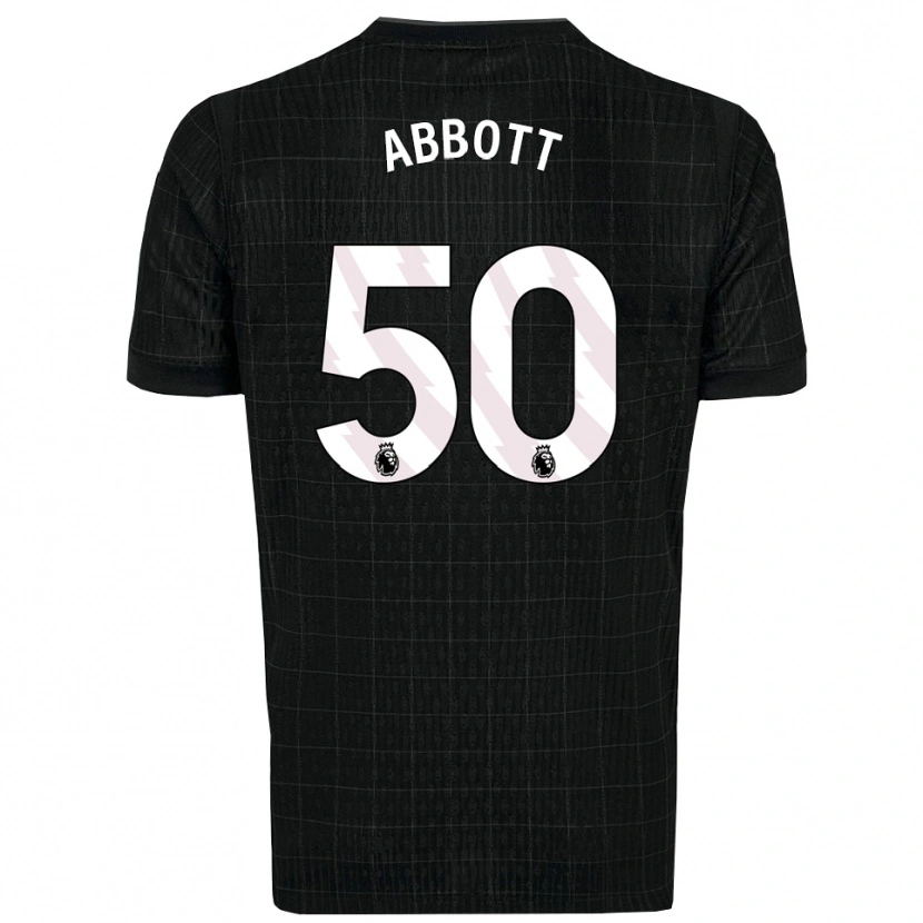Danxen Damen George Abbott #50 Schwarz Grau Auswärtstrikot Trikot 2025/26 T-Shirt Schweiz