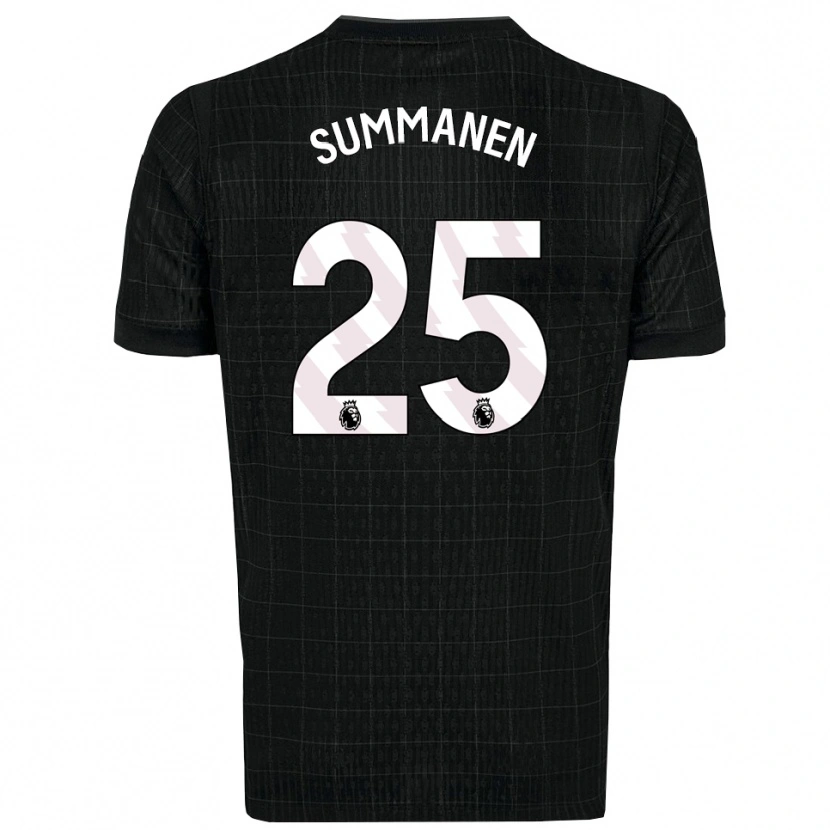 Danxen Damen Eveliina Summanen #25 Schwarz Grau Auswärtstrikot Trikot 2025/26 T-Shirt Schweiz