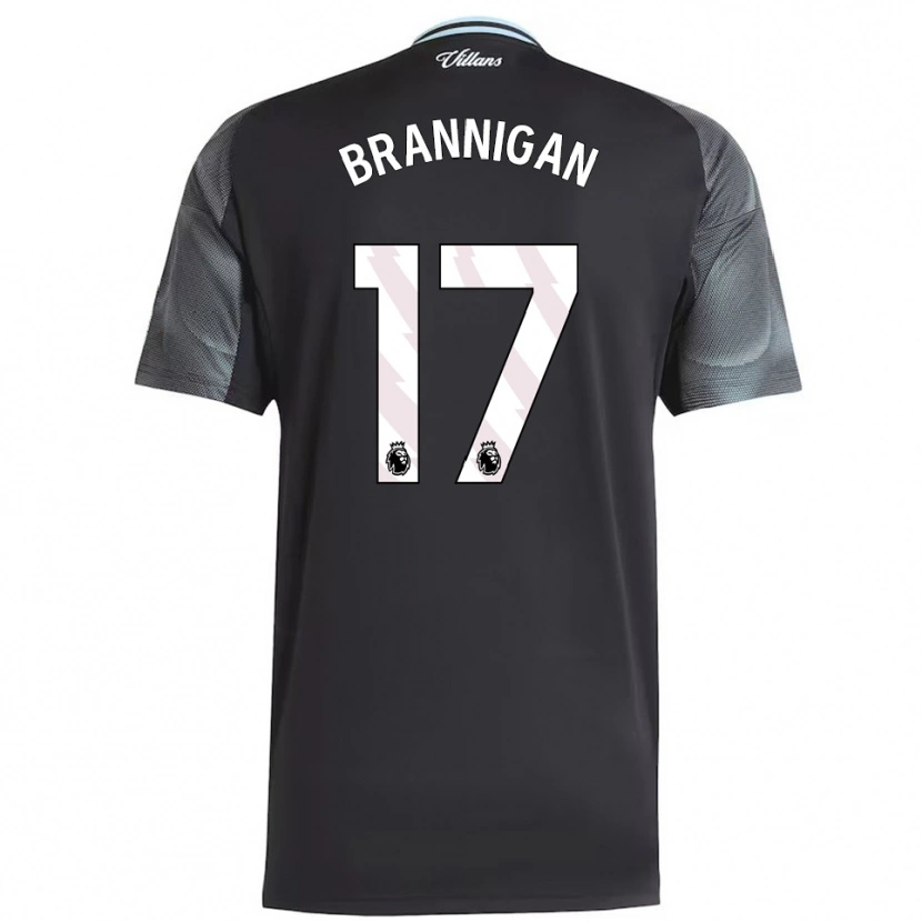 Danxen Damen Cole Brannigan #17 Schwarz Himmelblau Auswärtstrikot Trikot 2025/26 T-Shirt Schweiz
