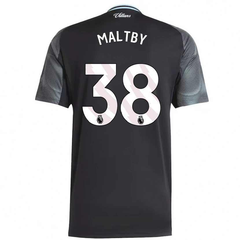 Danxen Damen Rachel Maltby #38 Schwarz Himmelblau Auswärtstrikot Trikot 2025/26 T-Shirt Schweiz