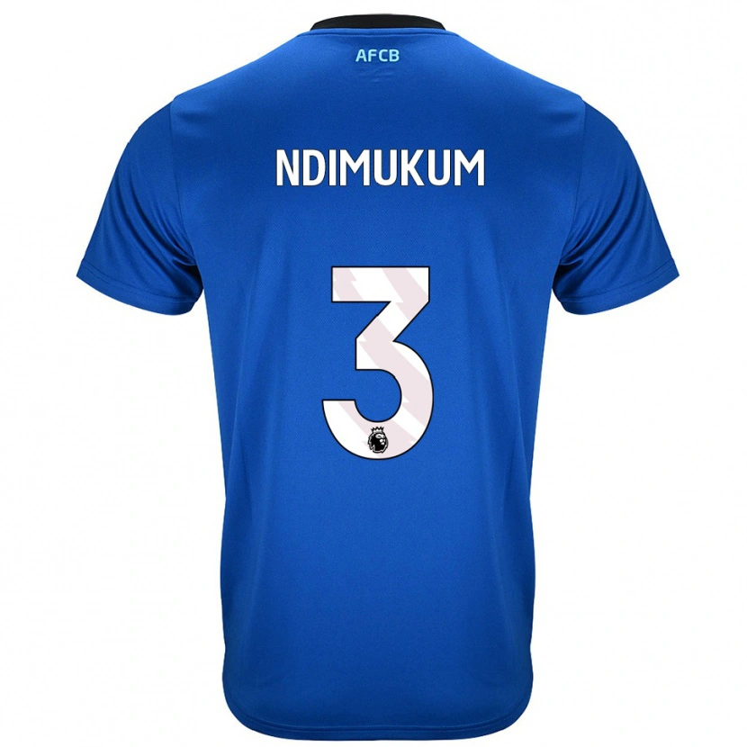 Danxen Damen Dane Ndimukum #3 Blau Schwarz Auswärtstrikot Trikot 2025/26 T-Shirt Schweiz