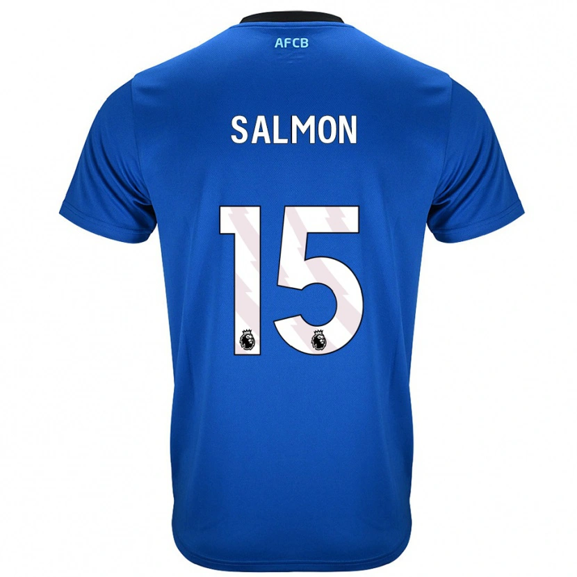 Danxen Damen Josh Salmon #15 Blau Schwarz Auswärtstrikot Trikot 2025/26 T-Shirt Schweiz