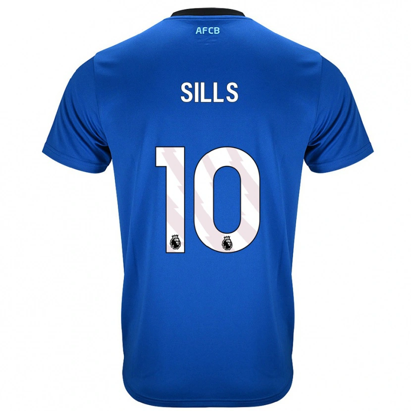Danxen Damen Ethan Sills #10 Blau Schwarz Auswärtstrikot Trikot 2025/26 T-Shirt Schweiz