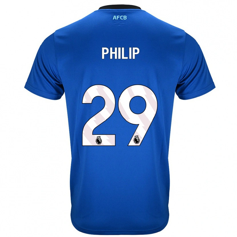 Danxen Damen Philip Billing #29 Blau Schwarz Auswärtstrikot Trikot 2025/26 T-Shirt Schweiz