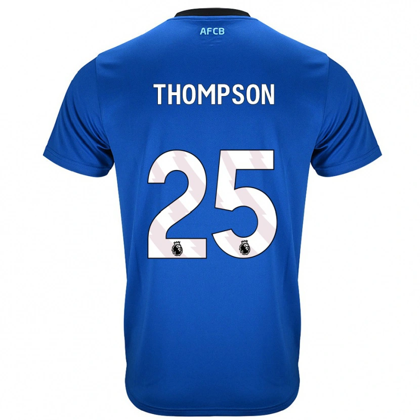 Danxen Damen Kenni Thompson #25 Blau Schwarz Auswärtstrikot Trikot 2025/26 T-Shirt Schweiz