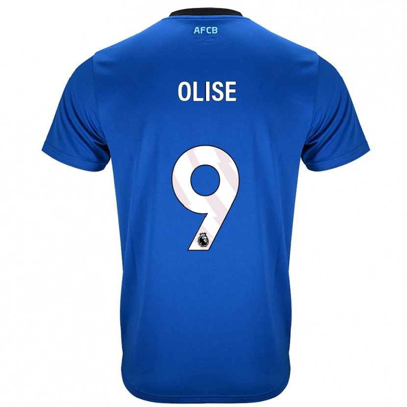 Danxen Damen Josh Hamilton-Olise #9 Blau Schwarz Auswärtstrikot Trikot 2025/26 T-Shirt Schweiz