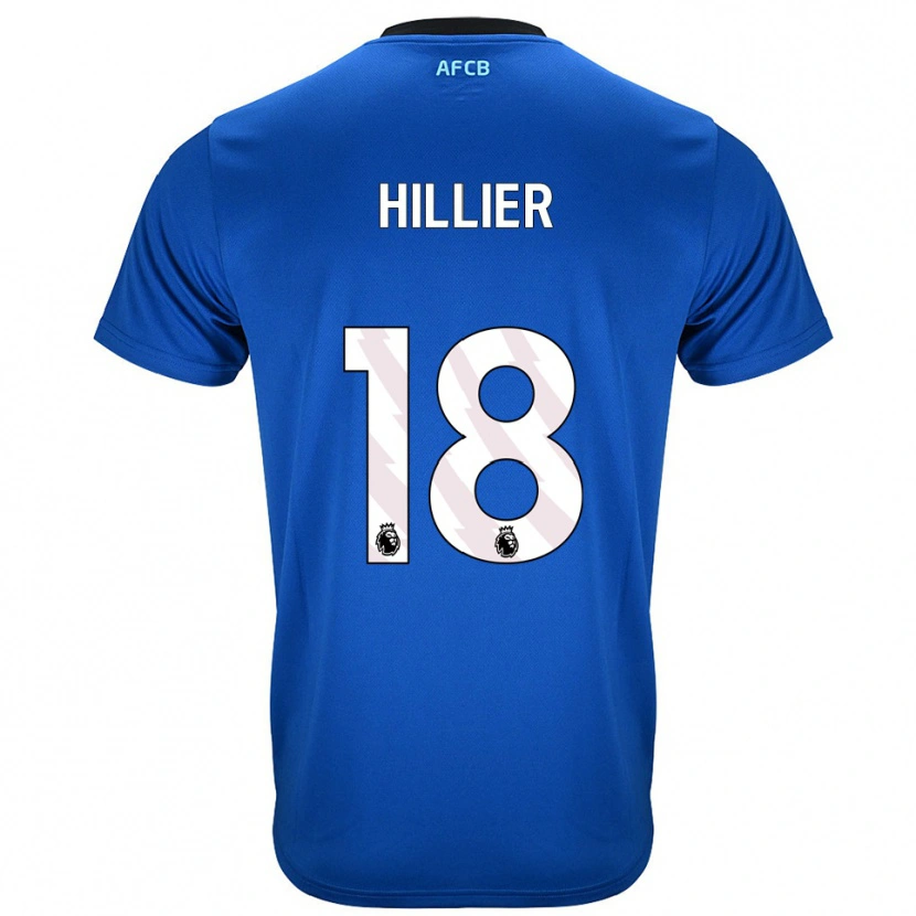 Danxen Damen Gemma Hillier #18 Blau Schwarz Auswärtstrikot Trikot 2025/26 T-Shirt Schweiz
