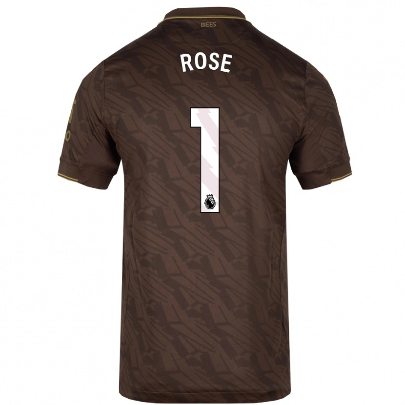 Danxen Damen Reggie Rose #1 Braun Gold Auswärtstrikot Trikot 2025/26 T-Shirt Schweiz