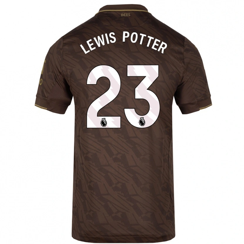 Danxen Damen Keane Lewis-Potter #23 Braun Gold Auswärtstrikot Trikot 2025/26 T-Shirt Schweiz