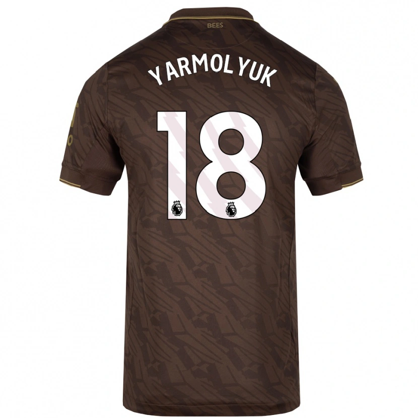 Danxen Damen Yegor Yarmolyuk #18 Braun Gold Auswärtstrikot Trikot 2025/26 T-Shirt Schweiz