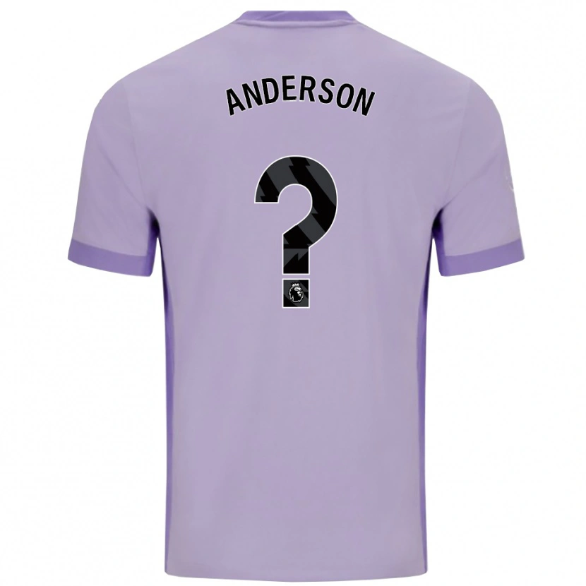 Danxen Damen Oliver Anderson #0 Taro Lila Weiß Auswärtstrikot Trikot 2025/26 T-Shirt Schweiz