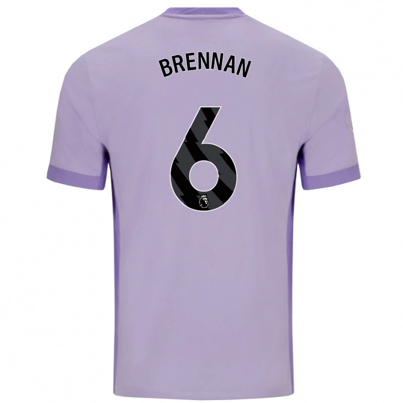 Danxen Damen Zach Brennan #6 Taro Lila Weiß Auswärtstrikot Trikot 2025/26 T-Shirt Schweiz