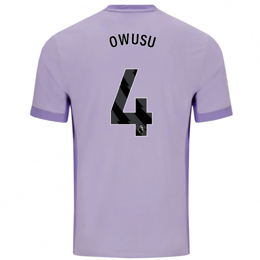 Danxen Damen Yussif Owusu #4 Taro Lila Weiß Auswärtstrikot Trikot 2025/26 T-Shirt Schweiz