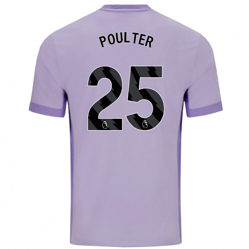 Danxen Damen Hannah Poulter #25 Taro Lila Weiß Auswärtstrikot Trikot 2025/26 T-Shirt Schweiz