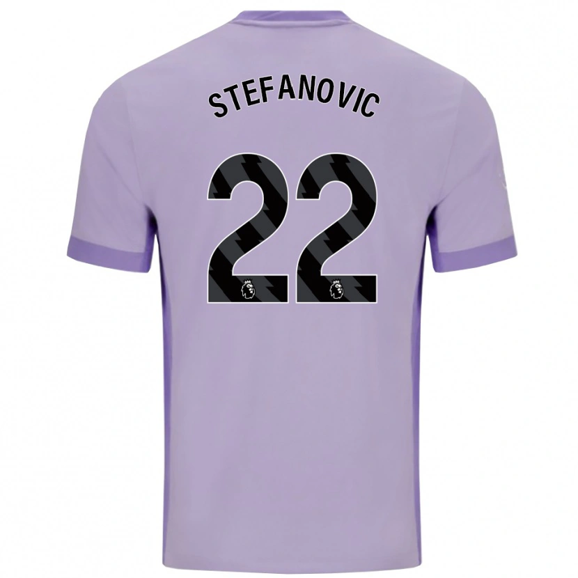Danxen Damen Dejana Stefanović #22 Taro Lila Weiß Auswärtstrikot Trikot 2025/26 T-Shirt Schweiz