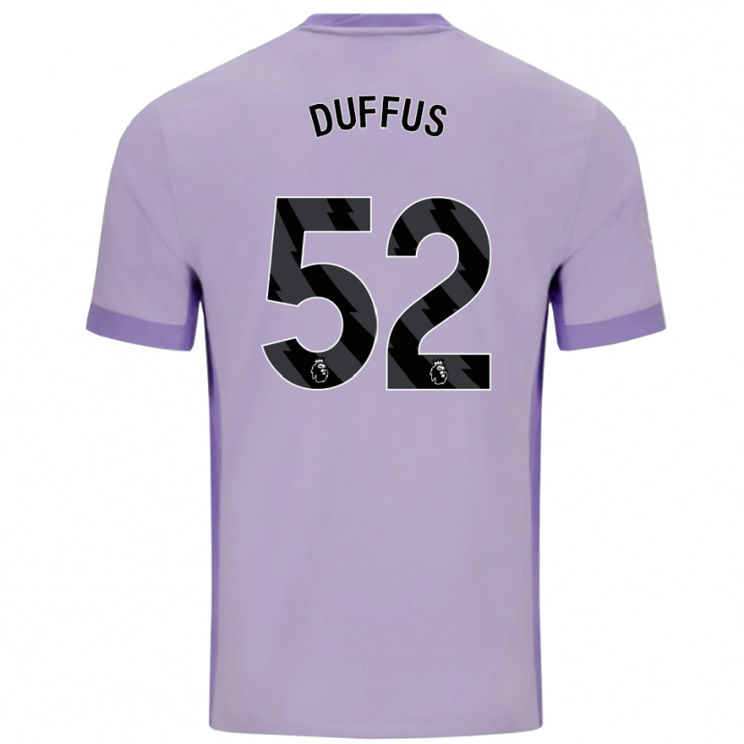 Danxen Damen Joshua Duffus #52 Taro Lila Weiß Auswärtstrikot Trikot 2025/26 T-Shirt Schweiz