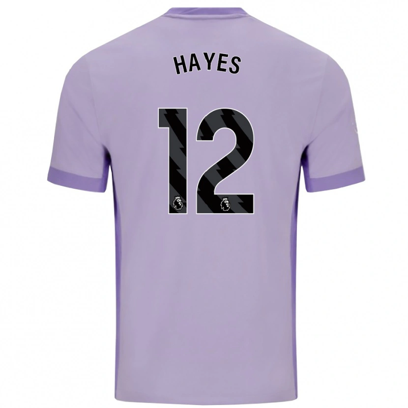 Danxen Damen Caitlin Hayes #12 Taro Lila Weiß Auswärtstrikot Trikot 2025/26 T-Shirt Schweiz