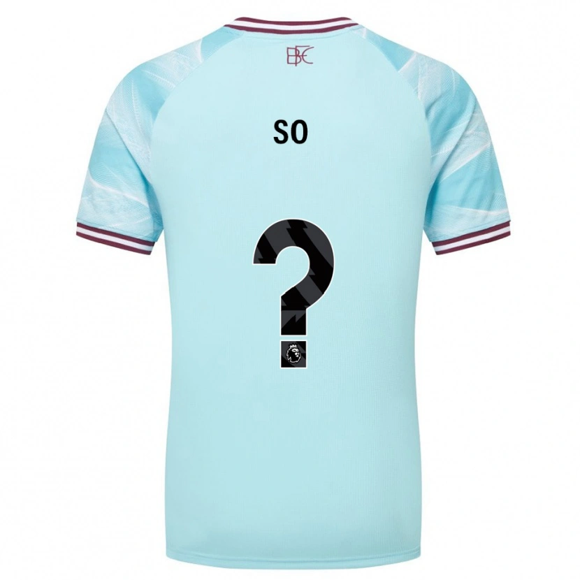 Danxen Damen Fabio So #0 Himmelblau Burgunderrot Auswärtstrikot Trikot 2025/26 T-Shirt Schweiz