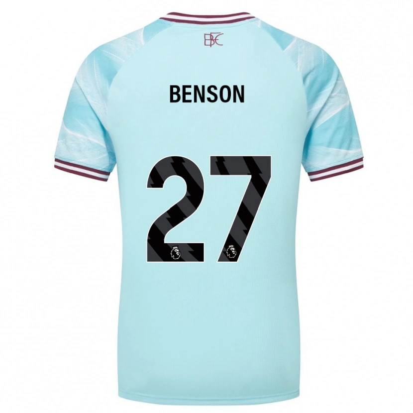 Danxen Damen Benson Manuel #27 Himmelblau Burgunderrot Auswärtstrikot Trikot 2025/26 T-Shirt Schweiz