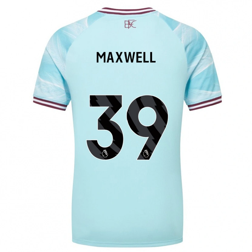 Danxen Damen Danielle Maxwell #39 Himmelblau Burgunderrot Auswärtstrikot Trikot 2025/26 T-Shirt Schweiz
