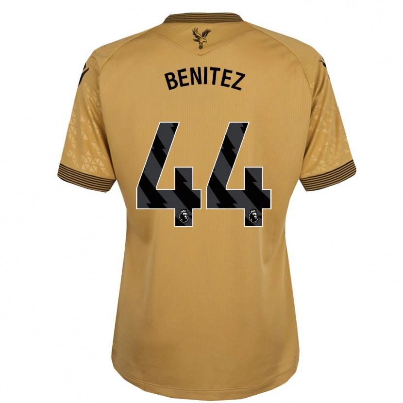 Danxen Damen Walter Benítez #44 Gold Schwarz Auswärtstrikot Trikot 2025/26 T-Shirt Schweiz