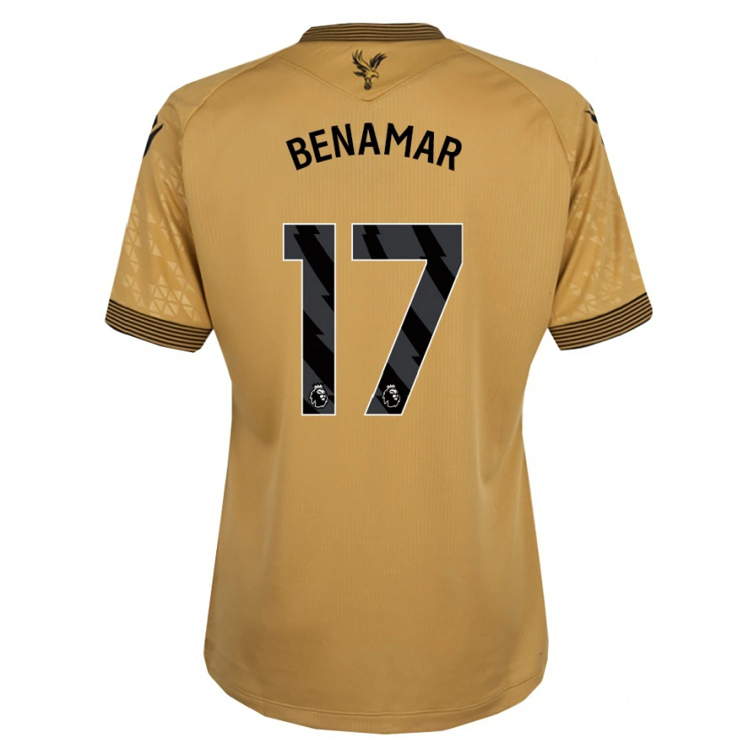 Danxen Damen Dean Benamar #17 Gold Schwarz Auswärtstrikot Trikot 2025/26 T-Shirt Schweiz