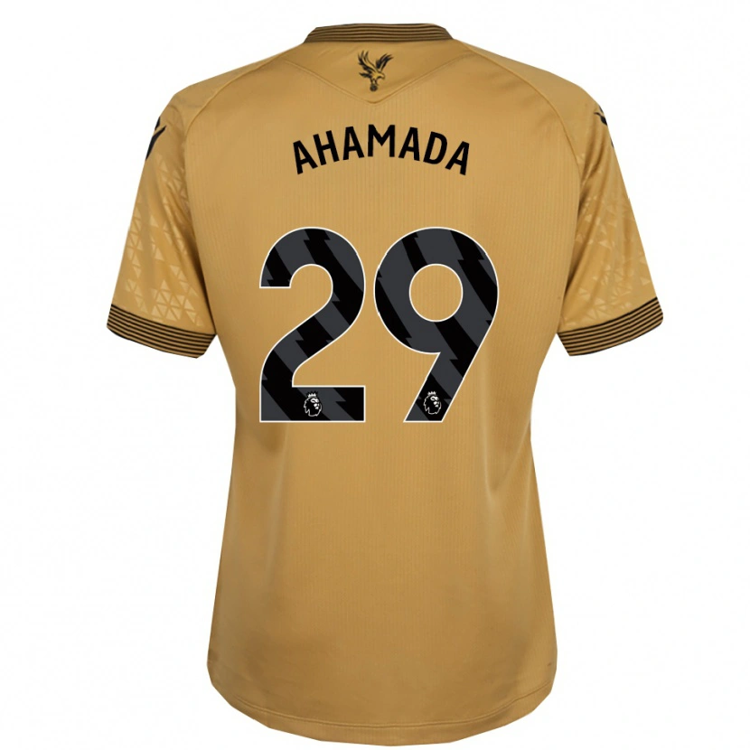 Danxen Damen Naouirou Ahamada #29 Gold Schwarz Auswärtstrikot Trikot 2025/26 T-Shirt Schweiz