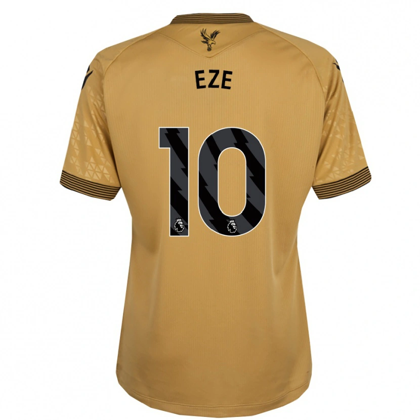 Danxen Damen Eberechi Eze #10 Gold Schwarz Auswärtstrikot Trikot 2025/26 T-Shirt Schweiz