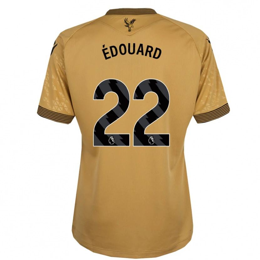 Danxen Damen Odsonne Edouard #22 Gold Schwarz Auswärtstrikot Trikot 2025/26 T-Shirt Schweiz