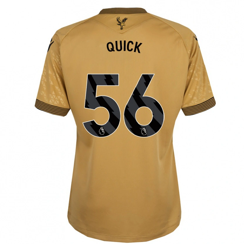 Danxen Damen Daniel Quick #56 Gold Schwarz Auswärtstrikot Trikot 2025/26 T-Shirt Schweiz