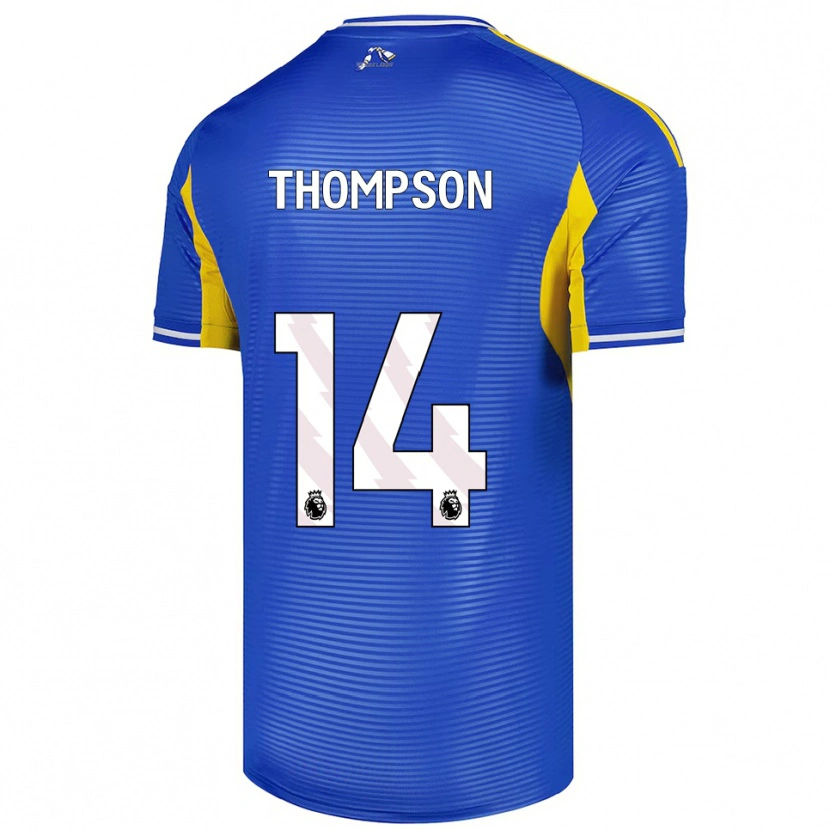 Danxen Damen Aiden Thompson #14 Blau Gelb Auswärtstrikot Trikot 2025/26 T-Shirt Schweiz