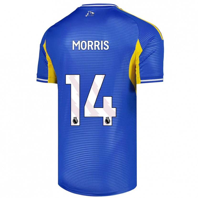 Danxen Damen Jack Morris #14 Blau Gelb Auswärtstrikot Trikot 2025/26 T-Shirt Schweiz
