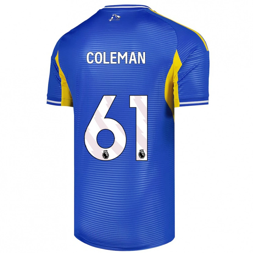 Danxen Damen Cian Coleman #61 Blau Gelb Auswärtstrikot Trikot 2025/26 T-Shirt Schweiz