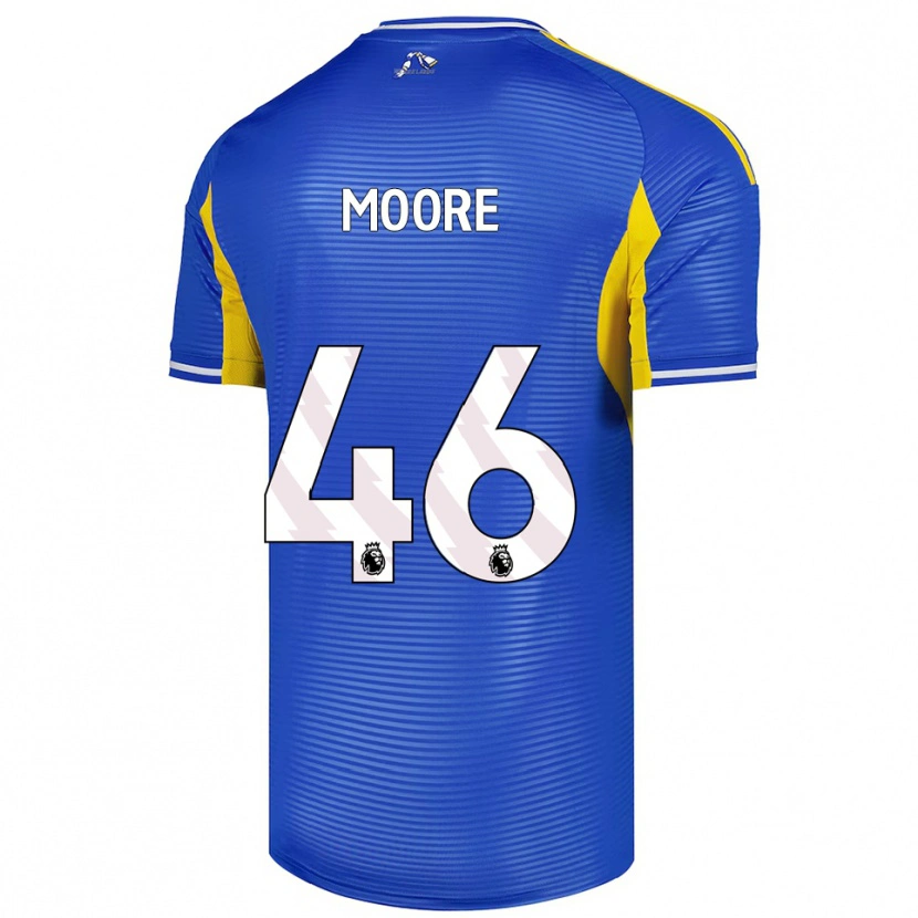 Danxen Damen Kris Moore #46 Blau Gelb Auswärtstrikot Trikot 2025/26 T-Shirt Schweiz
