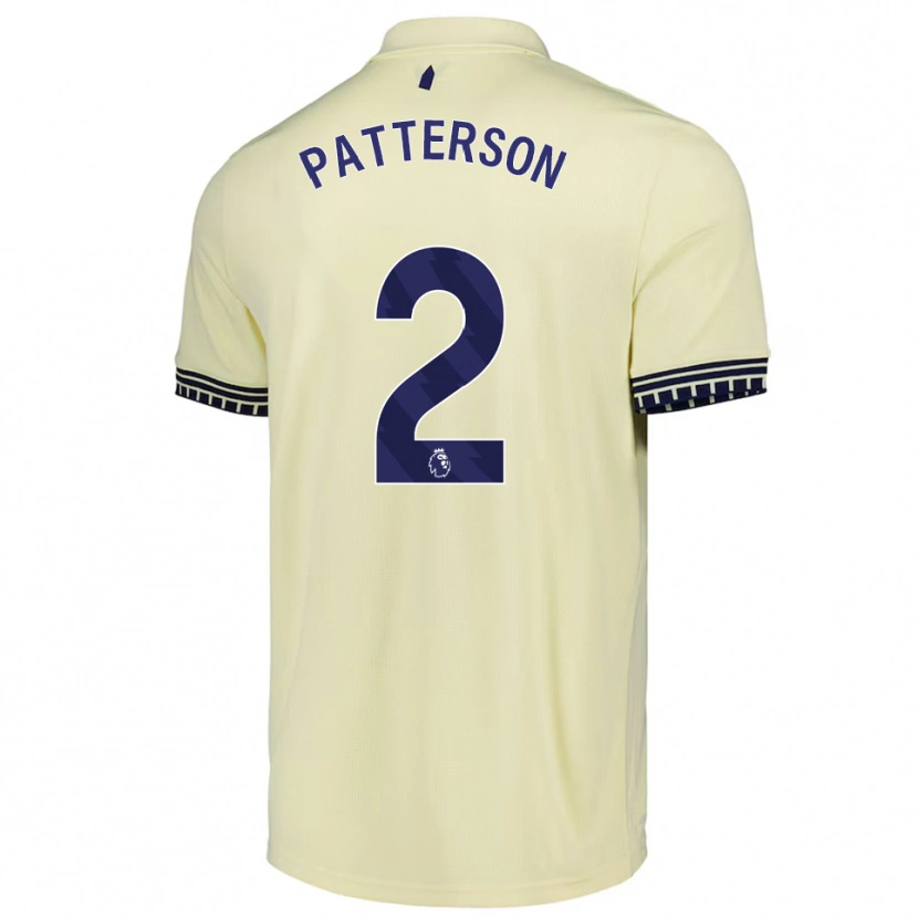 Danxen Damen Nathan Patterson #2 Creme Weiß Schwarz Auswärtstrikot Trikot 2025/26 T-Shirt Schweiz