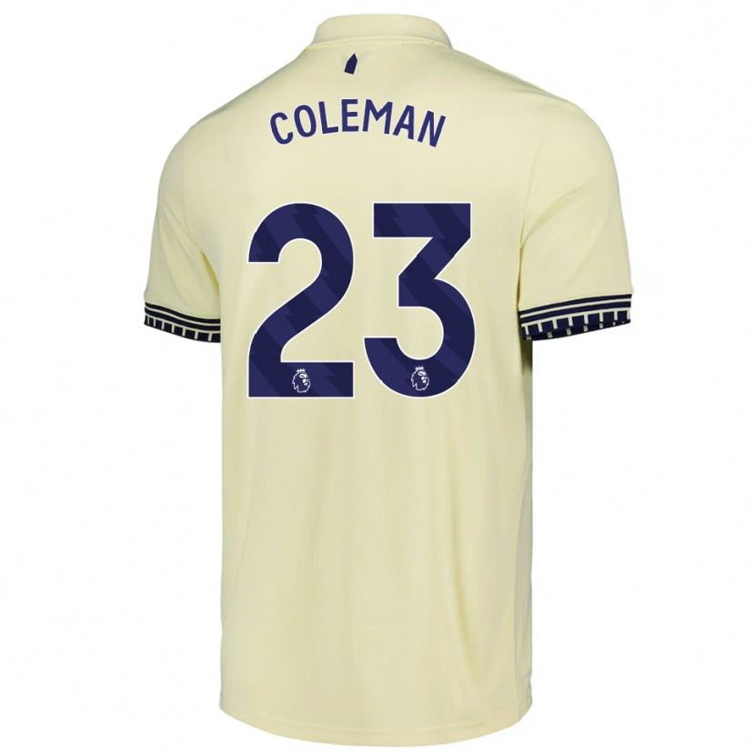 Danxen Damen Séamus Coleman #23 Creme Weiß Schwarz Auswärtstrikot Trikot 2025/26 T-Shirt Schweiz