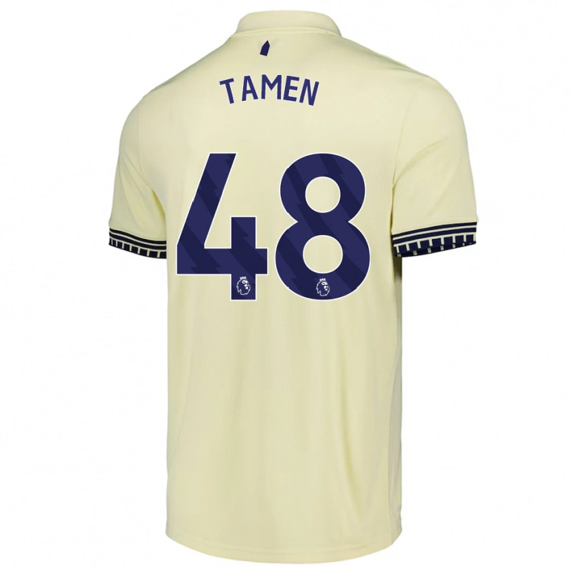 Danxen Damen William Tamen #48 Creme Weiß Schwarz Auswärtstrikot Trikot 2025/26 T-Shirt Schweiz