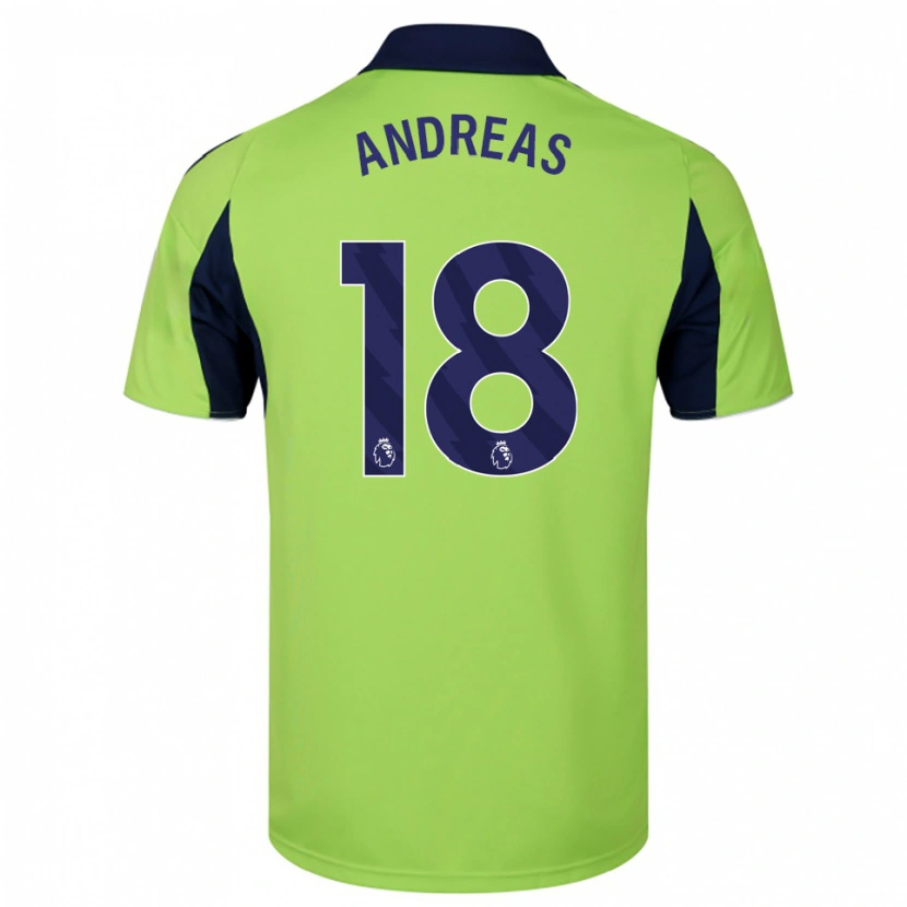 Danxen Damen Andreas Pereira #18 Grün Marineblau Weiß Auswärtstrikot Trikot 2025/26 T-Shirt Schweiz