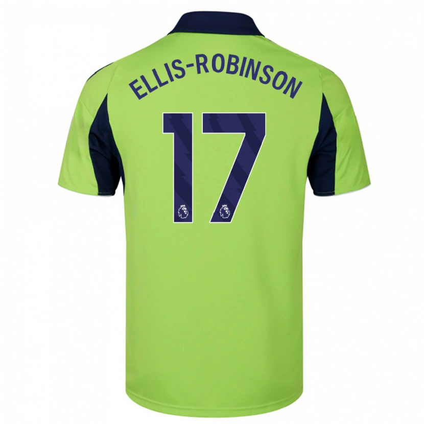Danxen Damen Eddie Ellis-Robinson #17 Grün Marineblau Weiß Auswärtstrikot Trikot 2025/26 T-Shirt Schweiz