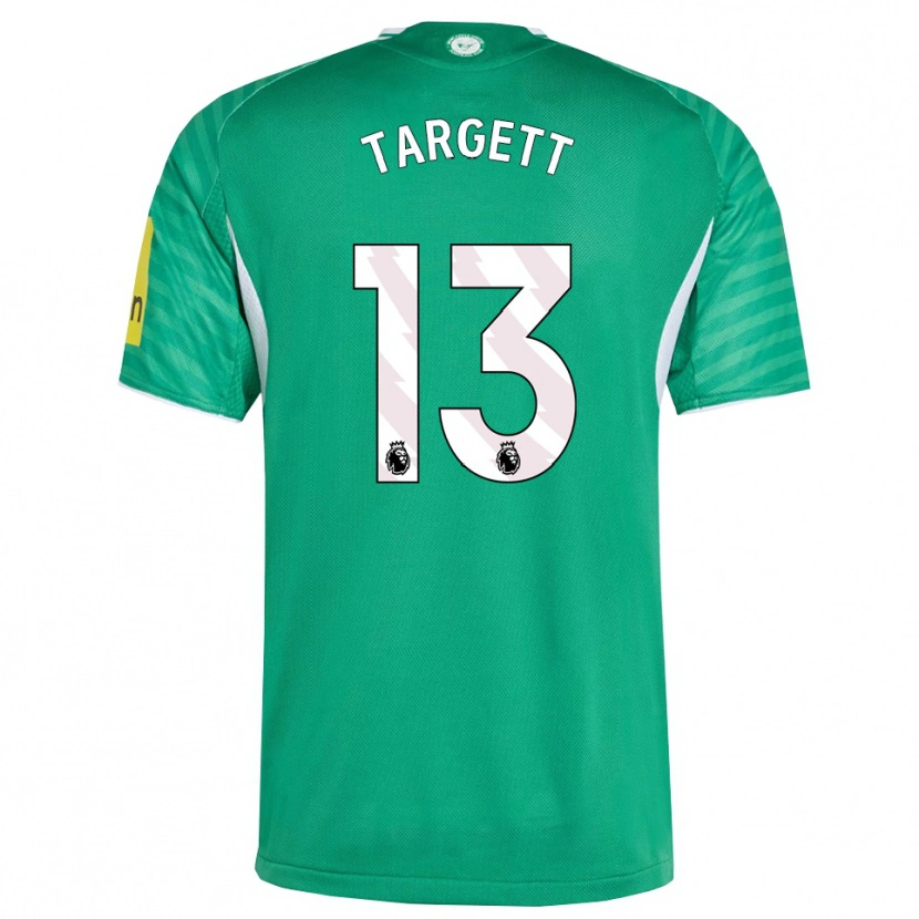Danxen Damen Matt Targett #13 Grün Weiß Auswärtstrikot Trikot 2025/26 T-Shirt Schweiz