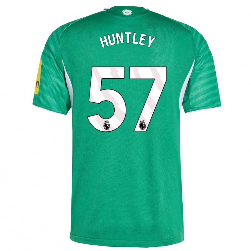 Danxen Damen James Huntley #57 Grün Weiß Auswärtstrikot Trikot 2025/26 T-Shirt Schweiz