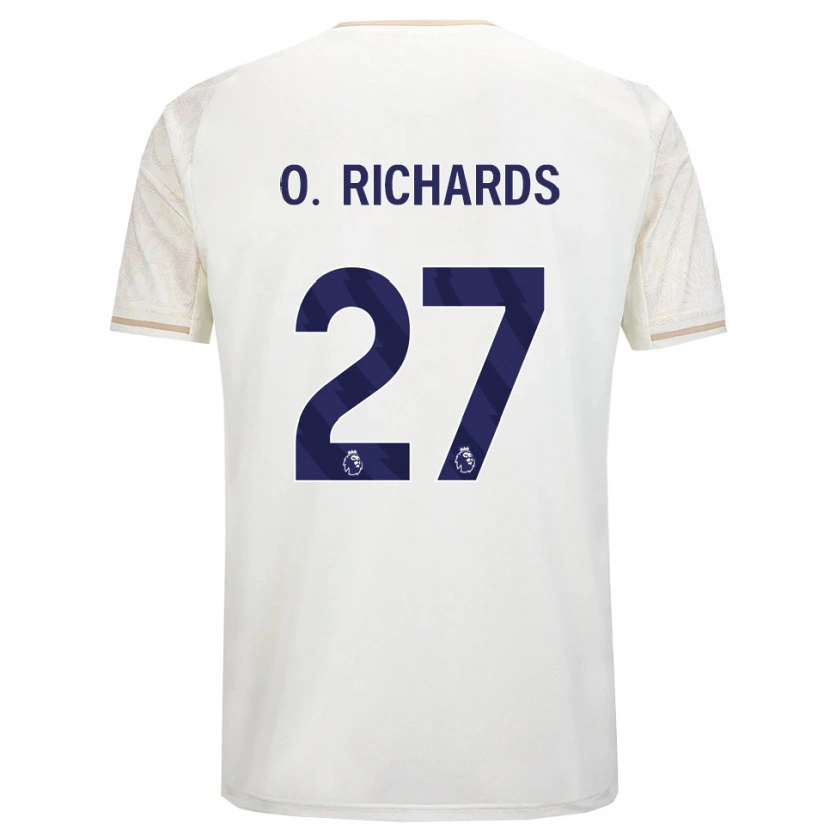 Danxen Damen Omar Richards #27 Creme Weiß Schwarz Auswärtstrikot Trikot 2025/26 T-Shirt Schweiz