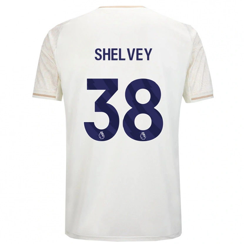 Danxen Damen George Shelvey #38 Creme Weiß Schwarz Auswärtstrikot Trikot 2025/26 T-Shirt Schweiz