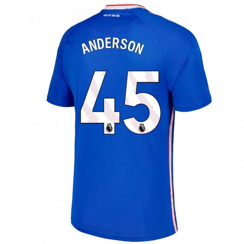 Danxen Damen Joe Anderson #45 Blau Weiß Auswärtstrikot Trikot 2025/26 T-Shirt Schweiz