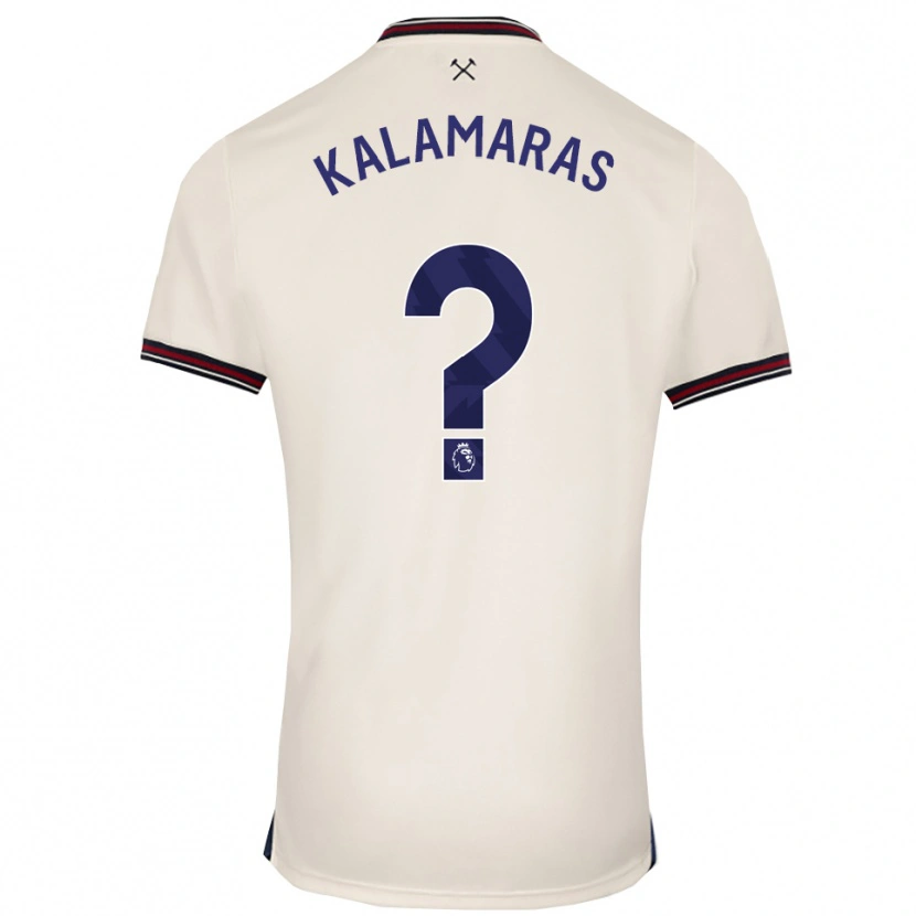 Danxen Damen Pablo Kalamaras #0 Creme Weiß Auswärtstrikot Trikot 2025/26 T-Shirt Schweiz